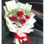  4 red roses rose bouquet